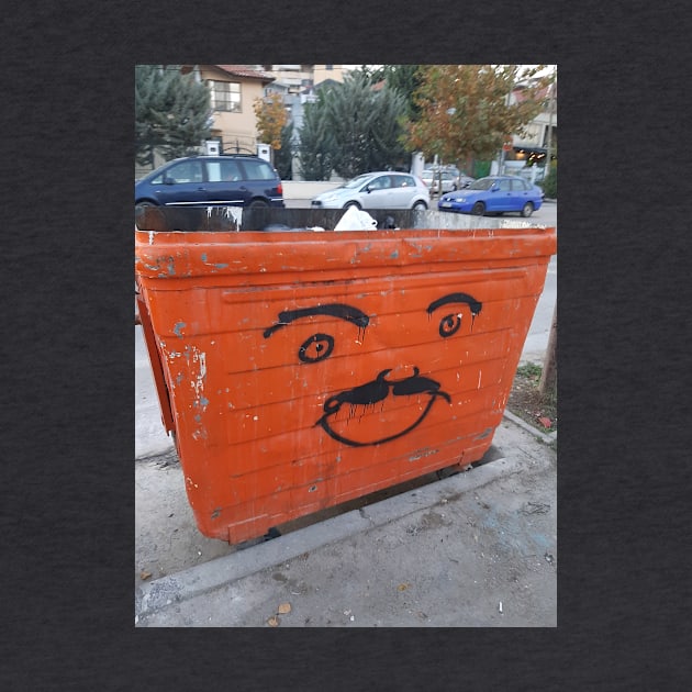 Dumpster moustache by Stephfuccio.com